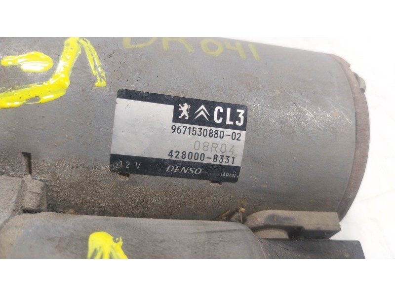 Recambio de motor arranque para peugeot 108 1.2 referencia OEM IAM  9671530880 