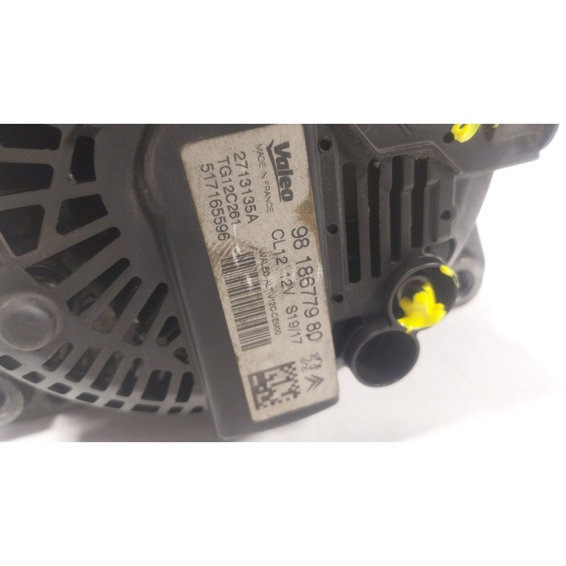 Recambio de alternador para citroën c4 picasso ii 1.2 thp 130 referencia OEM IAM  9818677980 