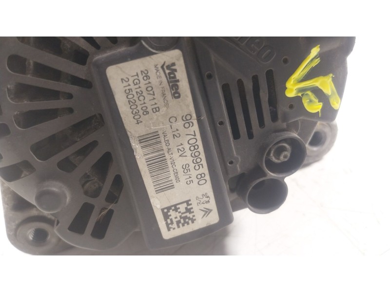 Recambio de alternador para peugeot 108 1.2 referencia OEM IAM  9670899580 