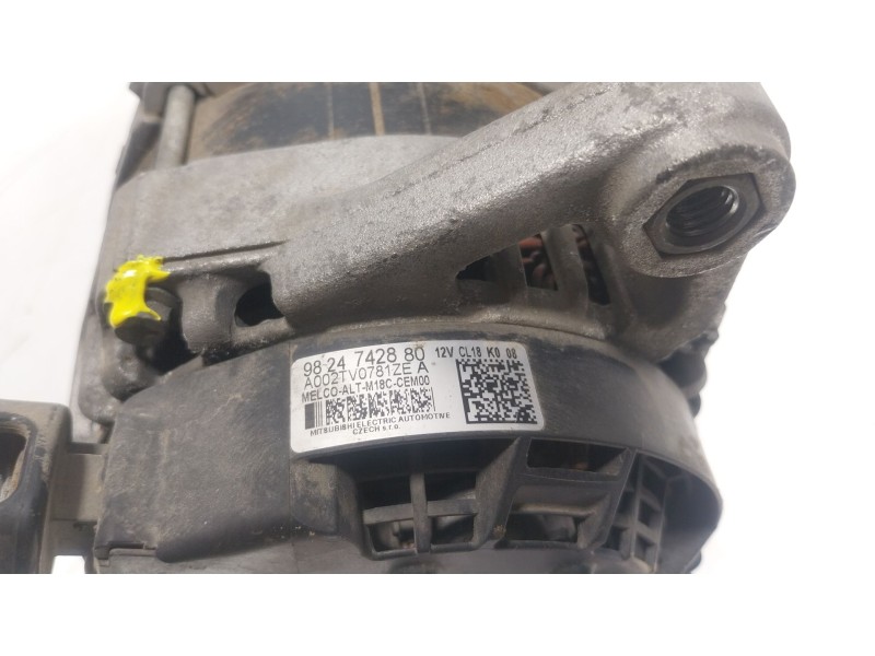 Recambio de alternador para peugeot boxer furgoneta 2.2 bluehdi 140 referencia OEM IAM  9824742880 