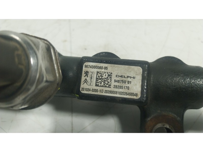 Recambio de rampa inyectora para peugeot boxer furgoneta 2.2 bluehdi 140 referencia OEM IAM  9674300080 