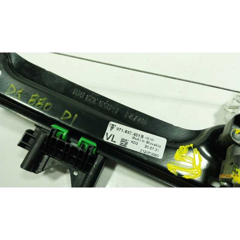Recambio de elevalunas delantero izquierdo para porsche panamera (971) 4.0 turbo s (97bfr1) referencia OEM IAM  971837401B 