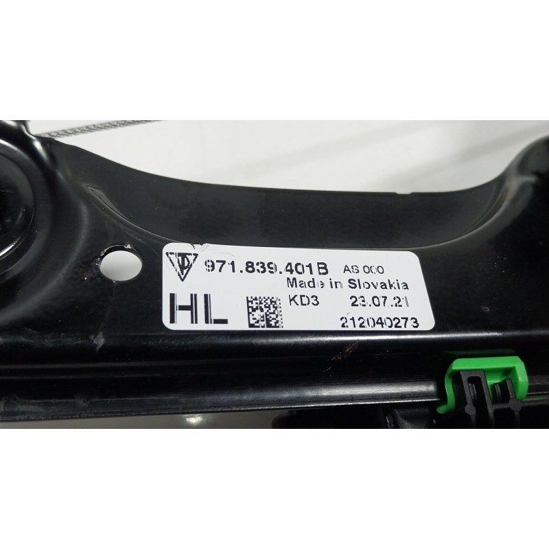 Recambio de elevalunas trasero izquierdo para porsche panamera (971) 4.0 turbo s (97bfr1) referencia OEM IAM  971839401B 