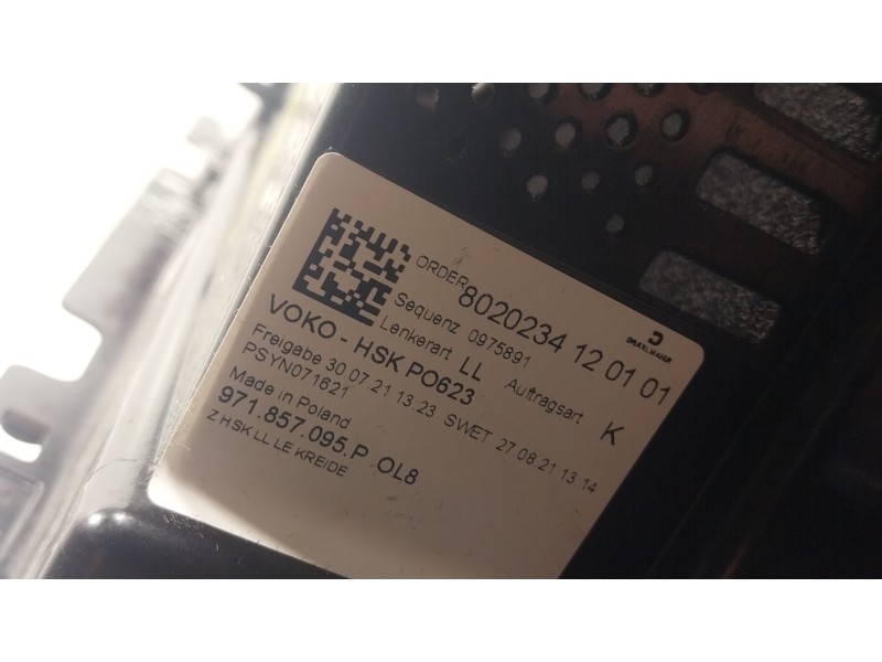 Recambio de guantera para porsche panamera (971) 4.0 turbo s (97bfr1) referencia OEM IAM  971857095P 