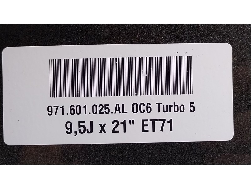 Recambio de llanta para porsche panamera (971) 4.0 turbo s (97bfr1) referencia OEM IAM  971601025AL 