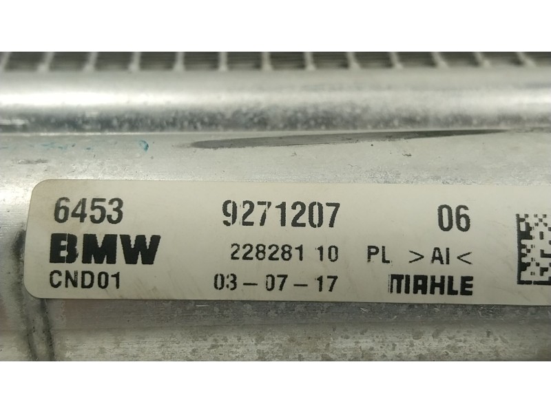 Recambio de condensador aire acondicionado para bmw x1 (f48) xdrive 20 d referencia OEM IAM  6453927120706 