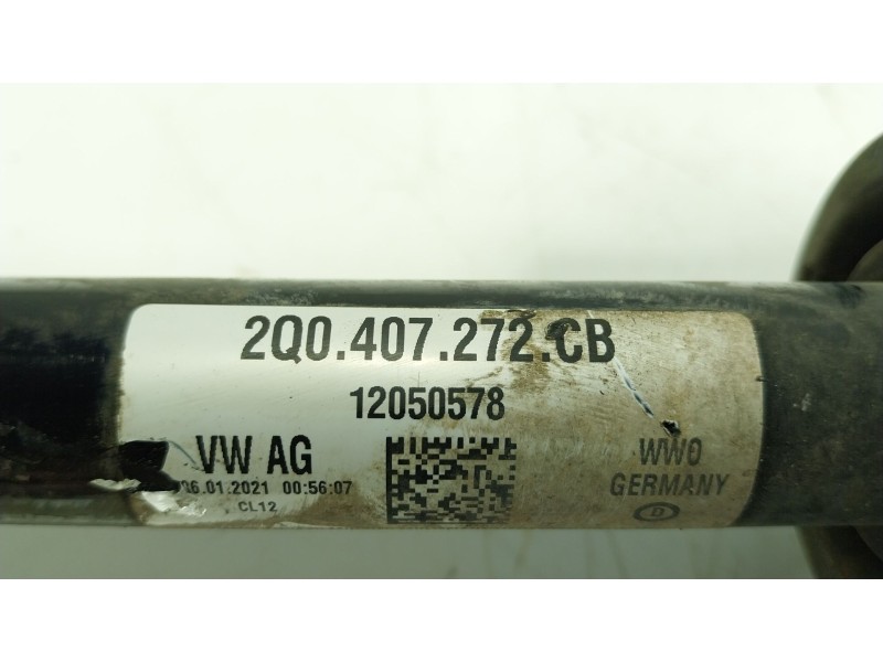 Recambio de transmision derecha para seat arona (kj7, kjp) 1.0 tsi referencia OEM IAM  2Q0407272CB 