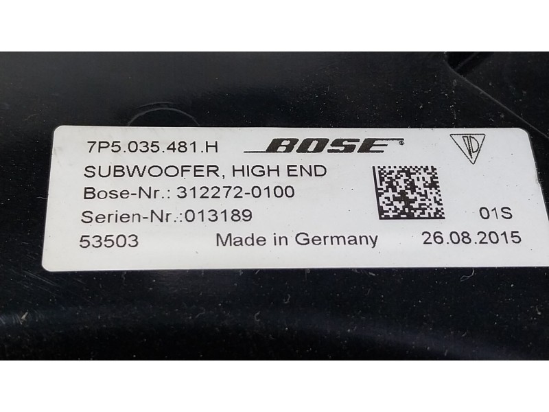 Recambio de modulo electronico para porsche cayenne (92a) 3.6 gts referencia OEM IAM  7P5035481H 