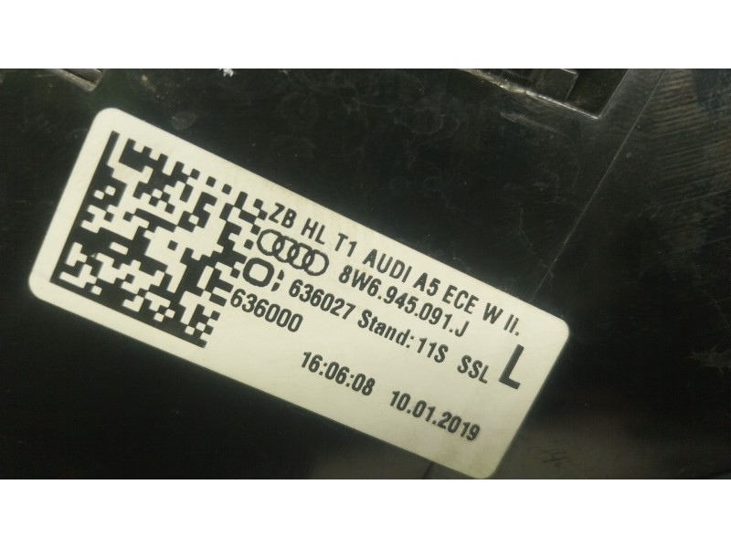 Recambio de piloto trasero izquierdo para audi a5 (f53, f5p) 2.0 tdi referencia OEM IAM  8W6945091J 
