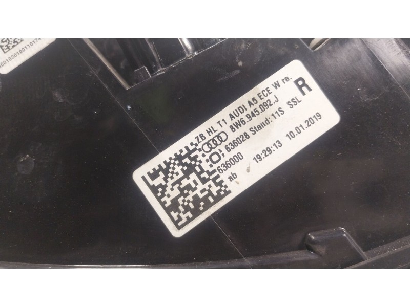 Recambio de piloto trasero derecho para audi a5 (f53, f5p) 2.0 tdi referencia OEM IAM  8W6945092J 