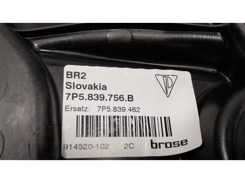 Recambio de elevalunas trasero derecho para porsche cayenne (92a) 3.6 gts referencia OEM IAM  7P5839756B 