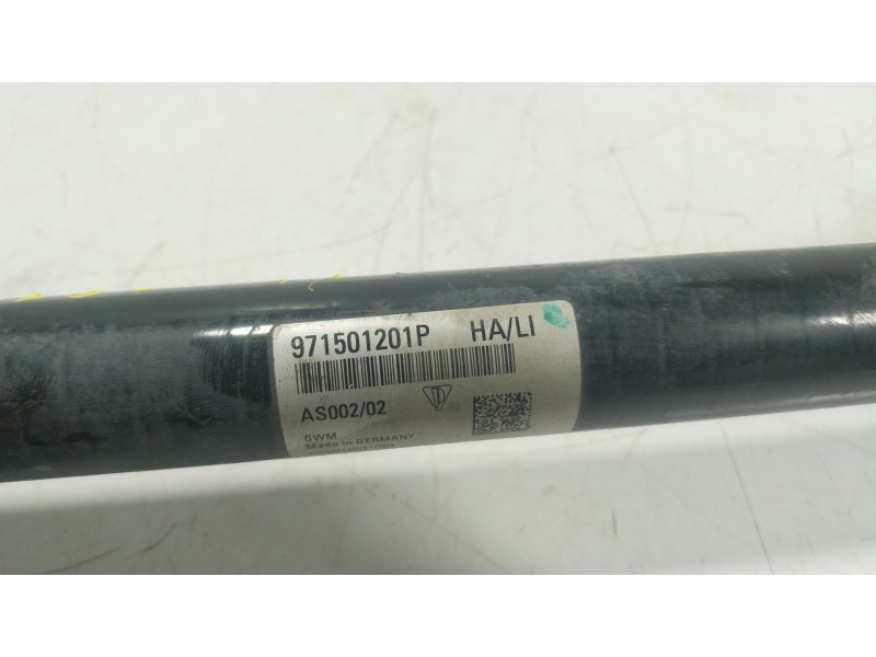 Recambio de transmision trasera izquierda para porsche panamera (971) 4.0 turbo s (97bfr1) referencia OEM IAM 971501201P 9715012