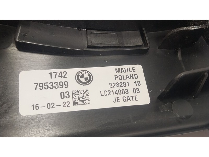 Recambio de electroventilador para bmw 8 gran coupe (g16, f93) 840 i xdrive referencia OEM IAM   