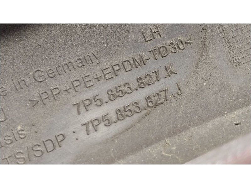 Recambio de aletin trasero izquierdo para porsche cayenne (92a) 3.6 gts referencia OEM IAM  7P5853827K 