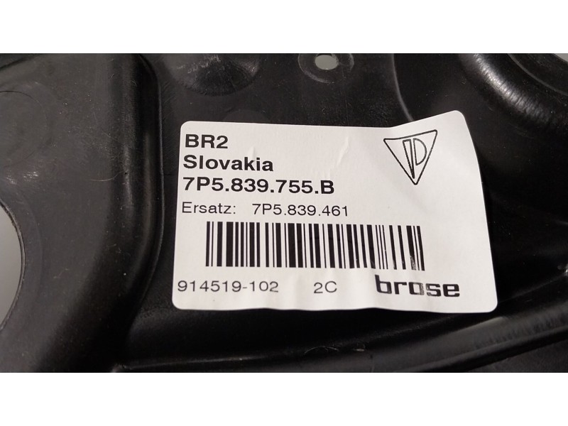 Recambio de elevalunas trasero izquierdo para porsche cayenne (92a) 3.6 gts referencia OEM IAM  7P5839755B 