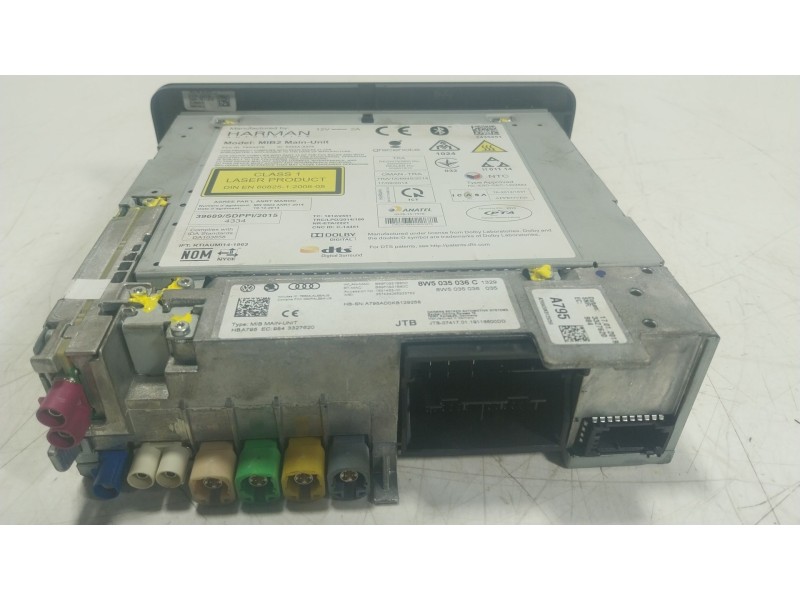 Recambio de sistema navegacion gps para audi a5 (f53, f5p) 2.0 tdi referencia OEM IAM  8W5035036C 
