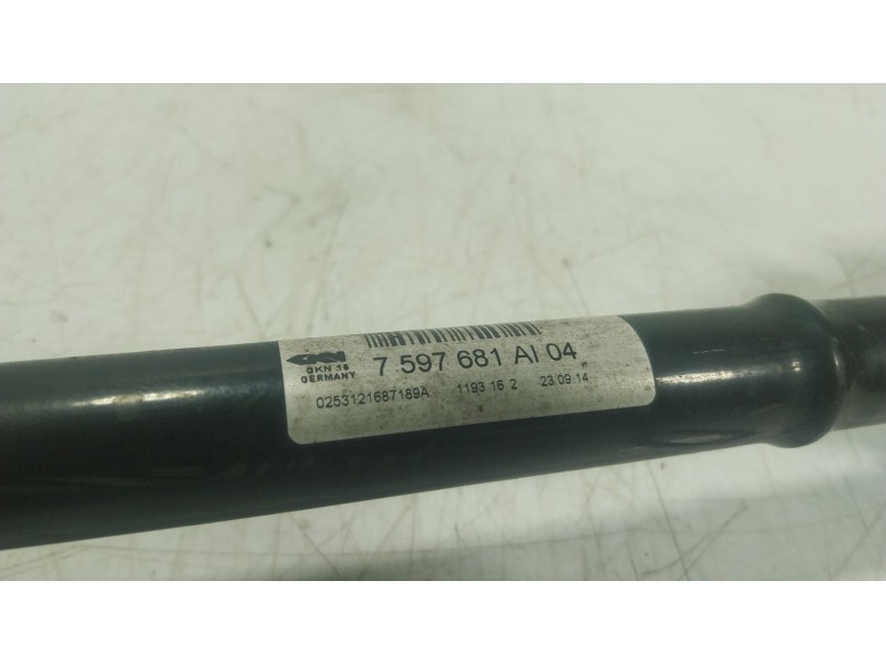 Recambio de transmision trasera izquierda para bmw 3 (f30, f80) 320 d referencia OEM IAM  7597681AI04 