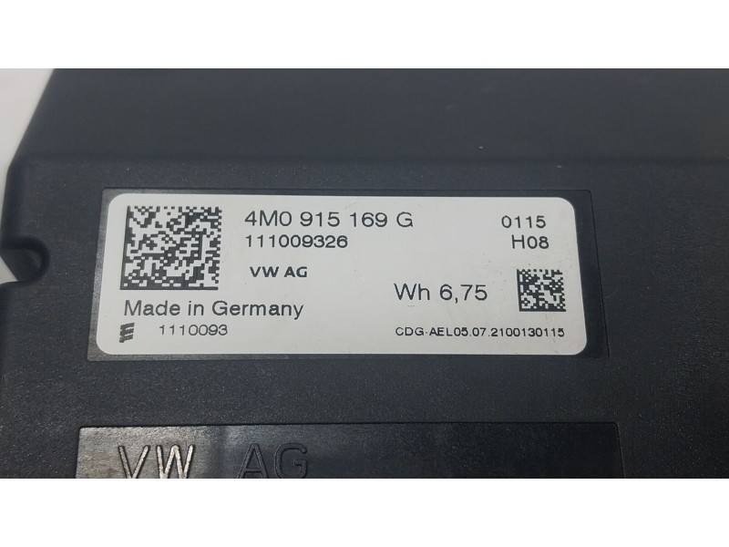 Recambio de bateria para porsche panamera (971) 4.0 turbo s (97bfr1) referencia OEM IAM PAB915169 4M0915169G 