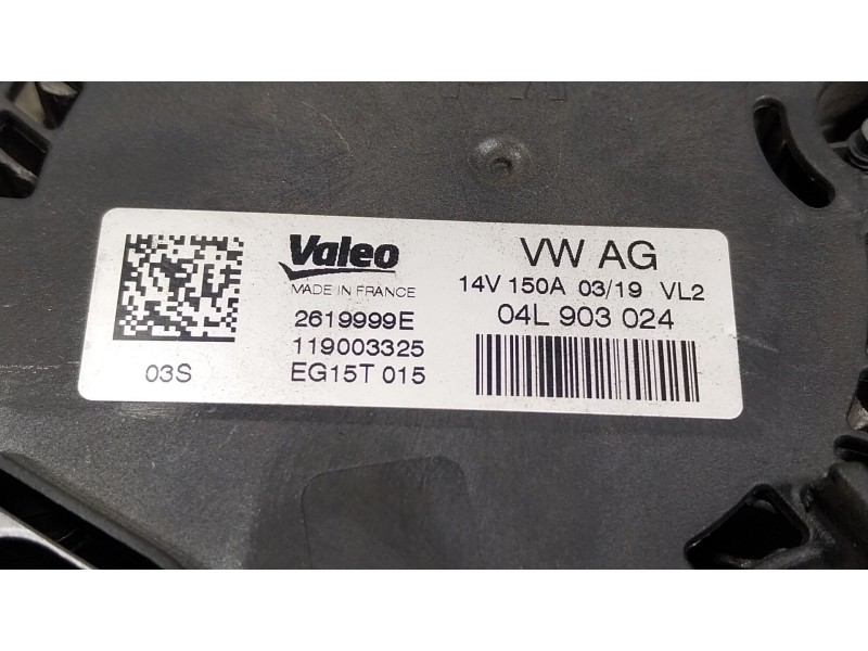 Recambio de alternador para audi a5 (f53, f5p) 2.0 tdi referencia OEM IAM  04L903024 