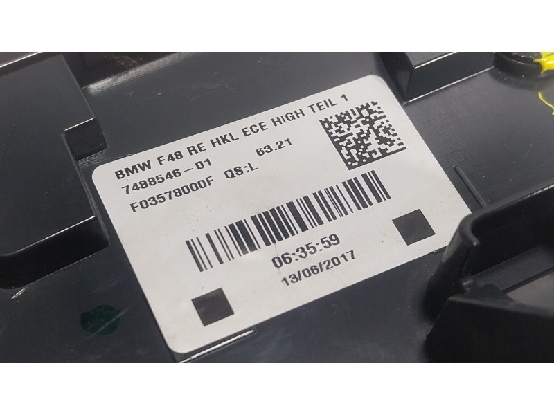 Recambio de piloto trasero derecho para bmw x1 (f48) xdrive 18 d referencia OEM IAM  748854601 