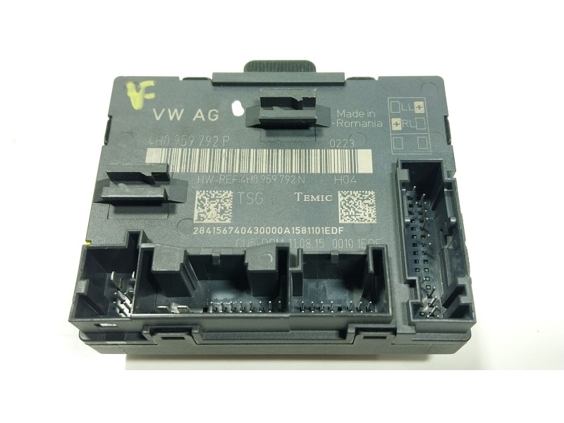 Recambio de modulo electronico para porsche cayenne (92a) 3.6 gts referencia OEM IAM  4H0959792P 