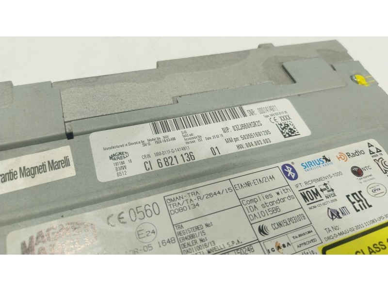 Recambio de sistema audio / radio cd para bmw x1 (f48) xdrive 20 d referencia OEM IAM  682113601 