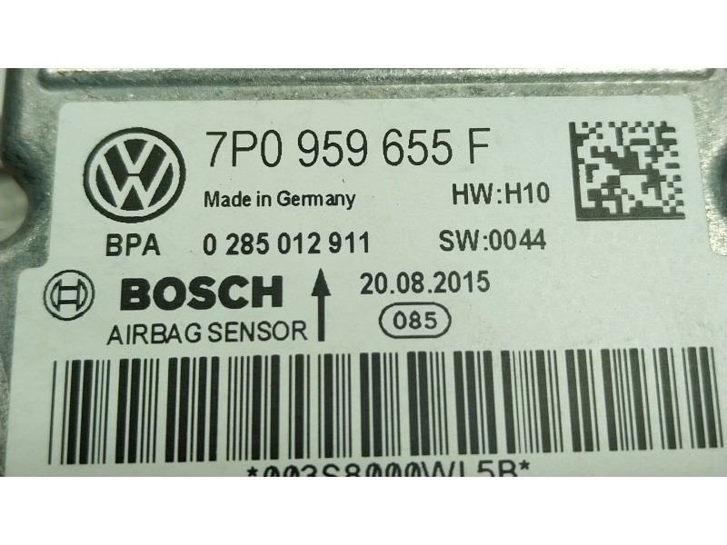 Recambio de centralita airbag para porsche cayenne (92a) 3.6 gts referencia OEM IAM  7P0959655F 