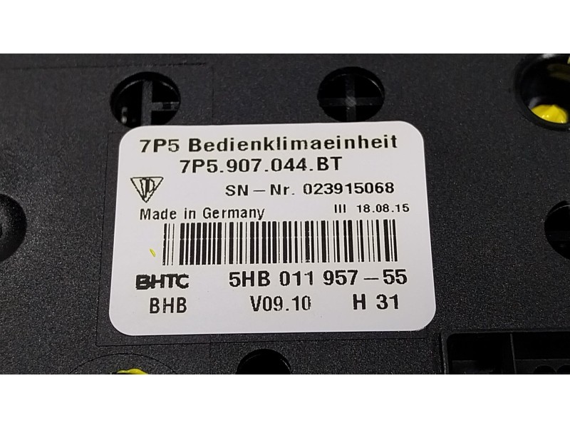 Recambio de mando climatizador para porsche cayenne (92a) 3.6 gts referencia OEM IAM  7P5907044BT 