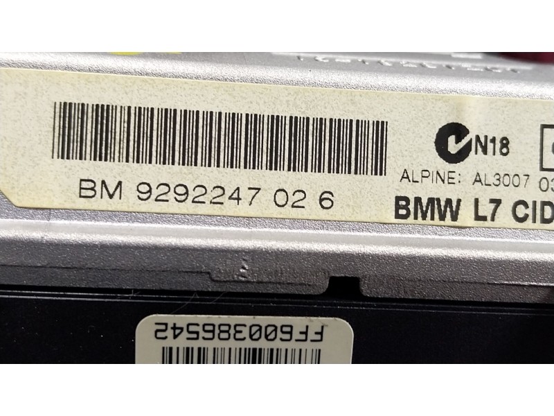 Recambio de pantalla multifuncion para bmw 3 (f30, f80) 320 d referencia OEM IAM  9292247026 