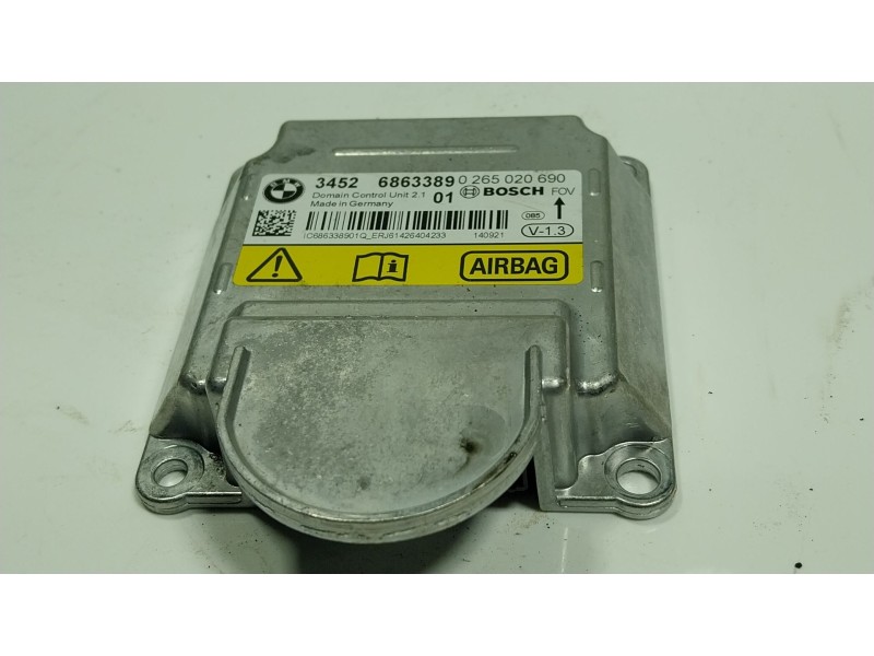 Recambio de centralita airbag para bmw 3 (f30, f80) 320 d referencia OEM IAM  3452686338901 