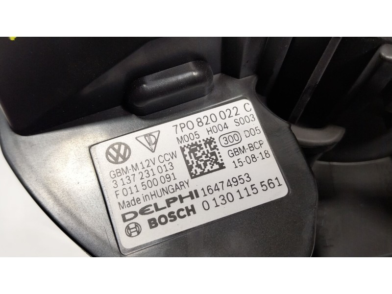 Recambio de motor calefaccion para porsche cayenne (92a) 3.6 gts referencia OEM IAM  7P0820022C 