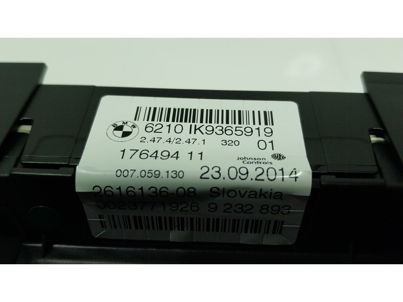 Recambio de cuadro instrumentos para bmw 3 (f30, f80) 320 d referencia OEM IAM  6210IK936591901 