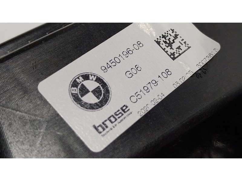 Recambio de elevalunas delantero derecho para bmw x6 (g06, f96) m referencia OEM IAM  945019608 