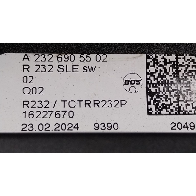 Recambio de bandeja trasera para mercedes-benz sl (r232) 55 amg 4-matic+ (232.480) referencia OEM IAM A2326905502  