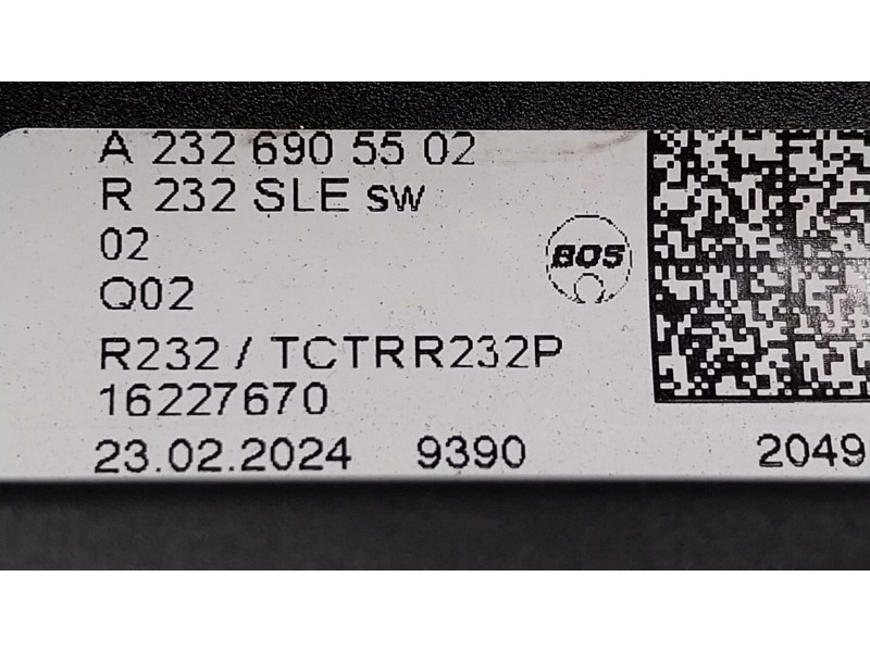 Recambio de bandeja trasera para mercedes-benz sl (r232) 55 amg 4-matic+ (232.480) referencia OEM IAM A2326905502  