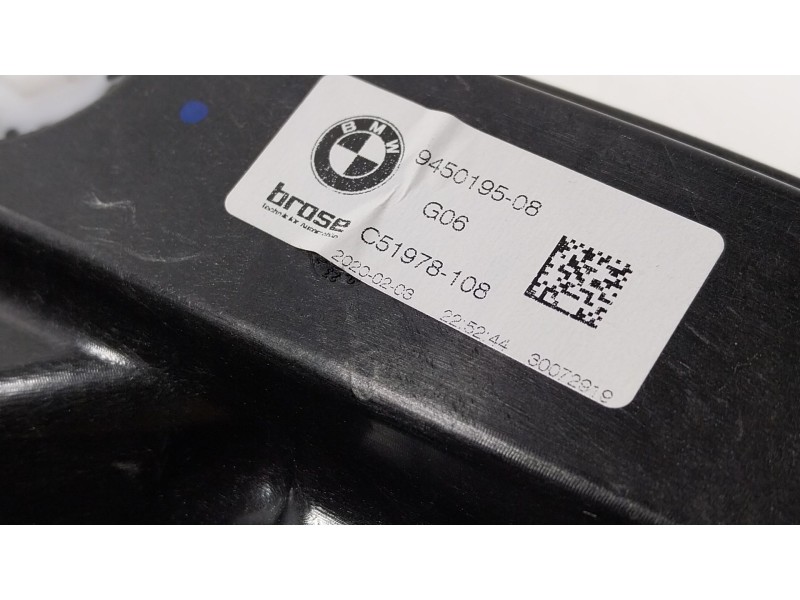 Recambio de elevalunas delantero izquierdo para bmw x6 (g06, f96) m referencia OEM IAM  945019508 