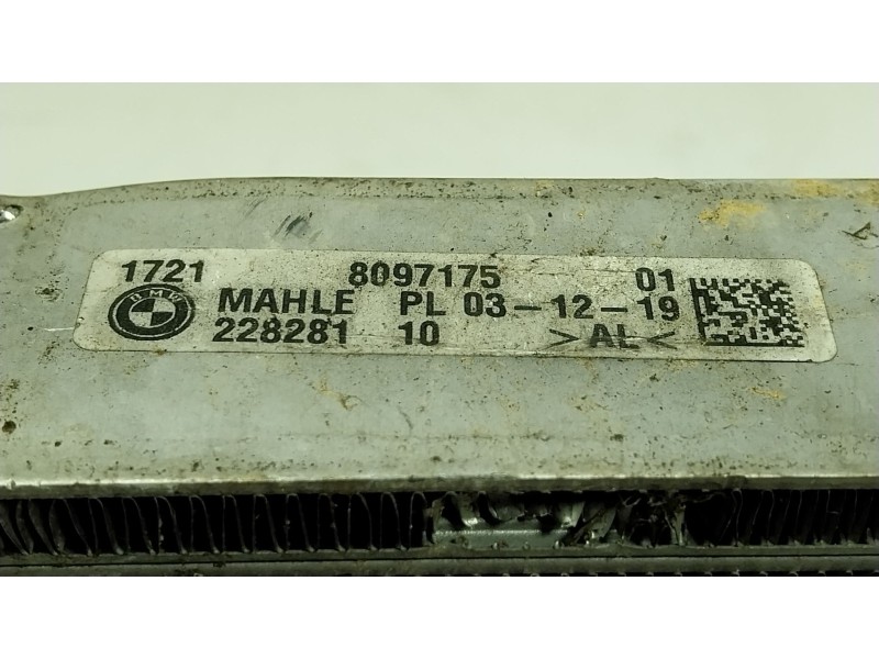 Recambio de radiador aceite para bmw x6 (g06, f96) m referencia OEM IAM  1721809717501 