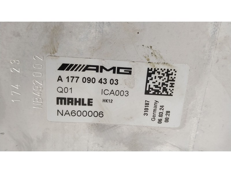 Recambio de intercooler para mercedes-benz sl (r232) 55 amg 4-matic+ (232.480) referencia OEM IAM  A1770904303 