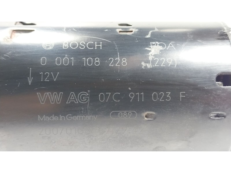 Recambio de motor arranque para bentley continental flying spur (3w_) 6.0 referencia OEM IAM  07C911023F 