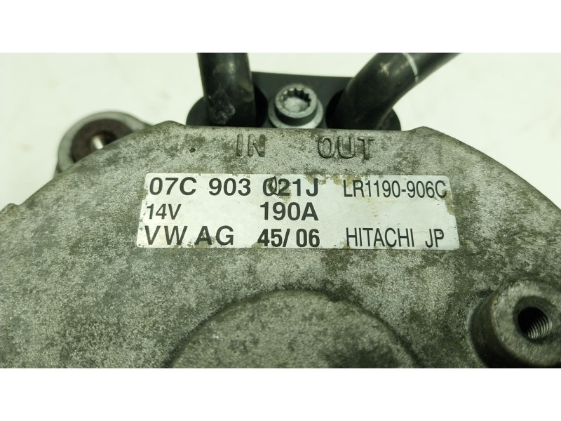 Recambio de alternador para bentley continental flying spur (3w_) 6.0 referencia OEM IAM  07C903021J 