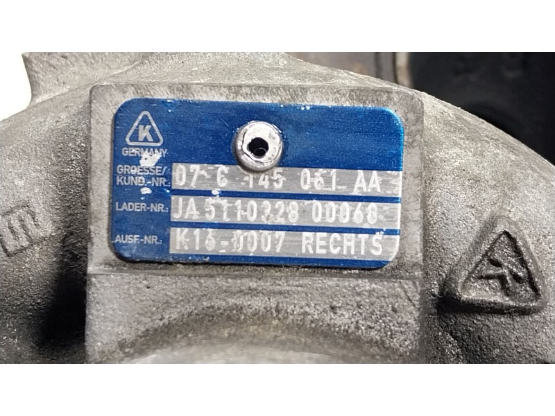 Recambio de turbocompresor para bentley continental flying spur (3w_) 6.0 referencia OEM IAM  07C145061AA 