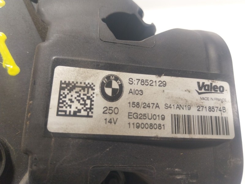 Recambio de alternador para bmw x6 (g06, f96) m referencia OEM IAM  7852129 