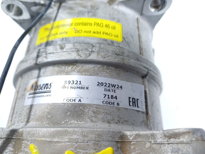 Recambio de compresor aire acondicionado para volvo 940 (944) 2.3 turbo referencia OEM IAM  NISSENS 89321 