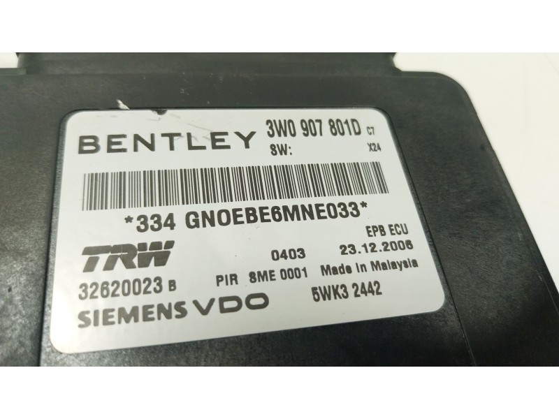 Recambio de modulo electronico para bentley continental flying spur (3w_) 6.0 referencia OEM IAM  3W0907801D 