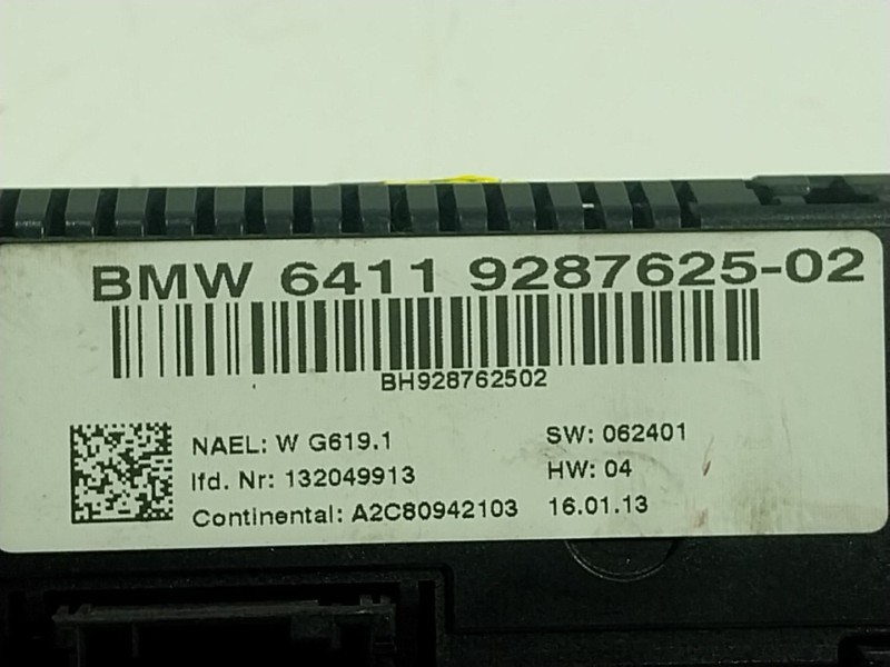 Recambio de mando climatizador para bmw x1 (e84) sdrive 18 d referencia OEM IAM  6411928762502 