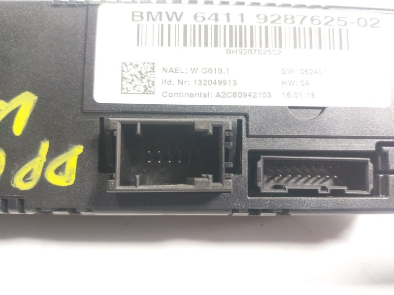 Recambio de mando climatizador para bmw x1 (e84) sdrive 18 d referencia OEM IAM  6411928762502 