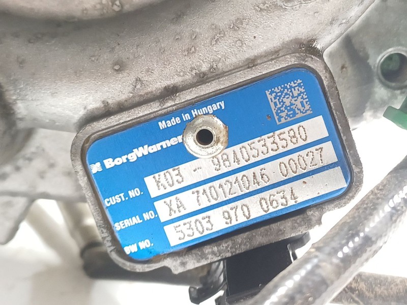 Recambio de turbocompresor para opel vivaro c platform cabin (k0) 2.0 referencia OEM IAM  9840533580 