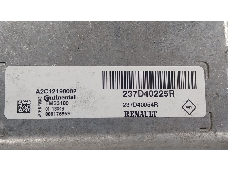 Recambio de centralita motor uce para renault zoe (bfm_) zoe (bfmc, bfmd) referencia OEM IAM 237D40225R 237D40225R 