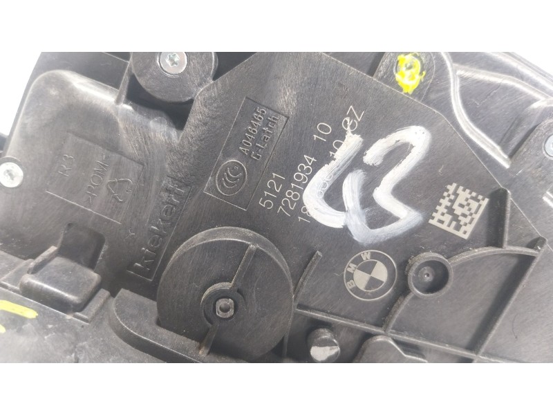 Recambio de cerradura puerta delantera derecha para bmw x1 (f48) xdrive 20 d referencia OEM IAM  51217281934 