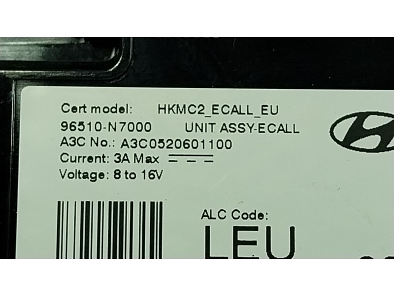 Recambio de modulo electronico para hyundai tucson (nx4e, nx4a) 1.6 t-gdi referencia OEM IAM  96510N7000 